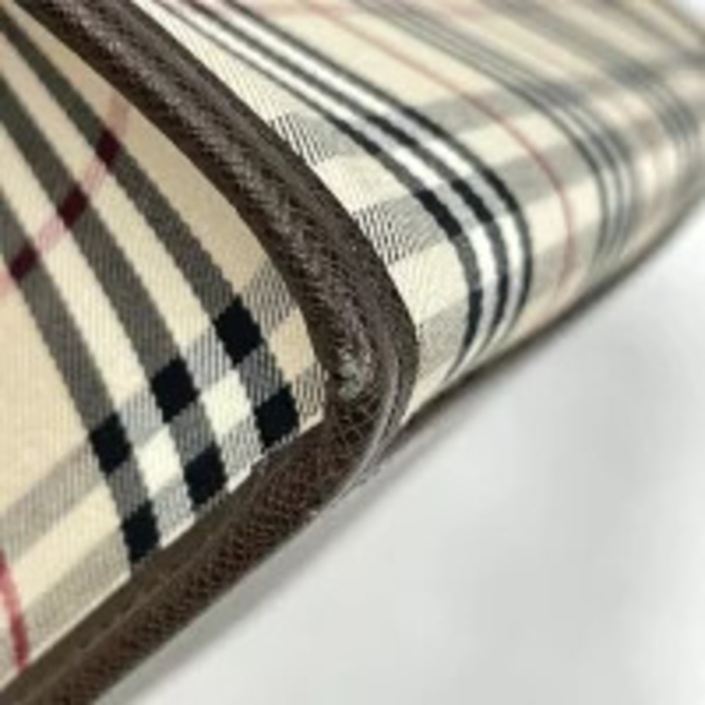 Burberry Nova Beige Handbag Brown Check Canvas